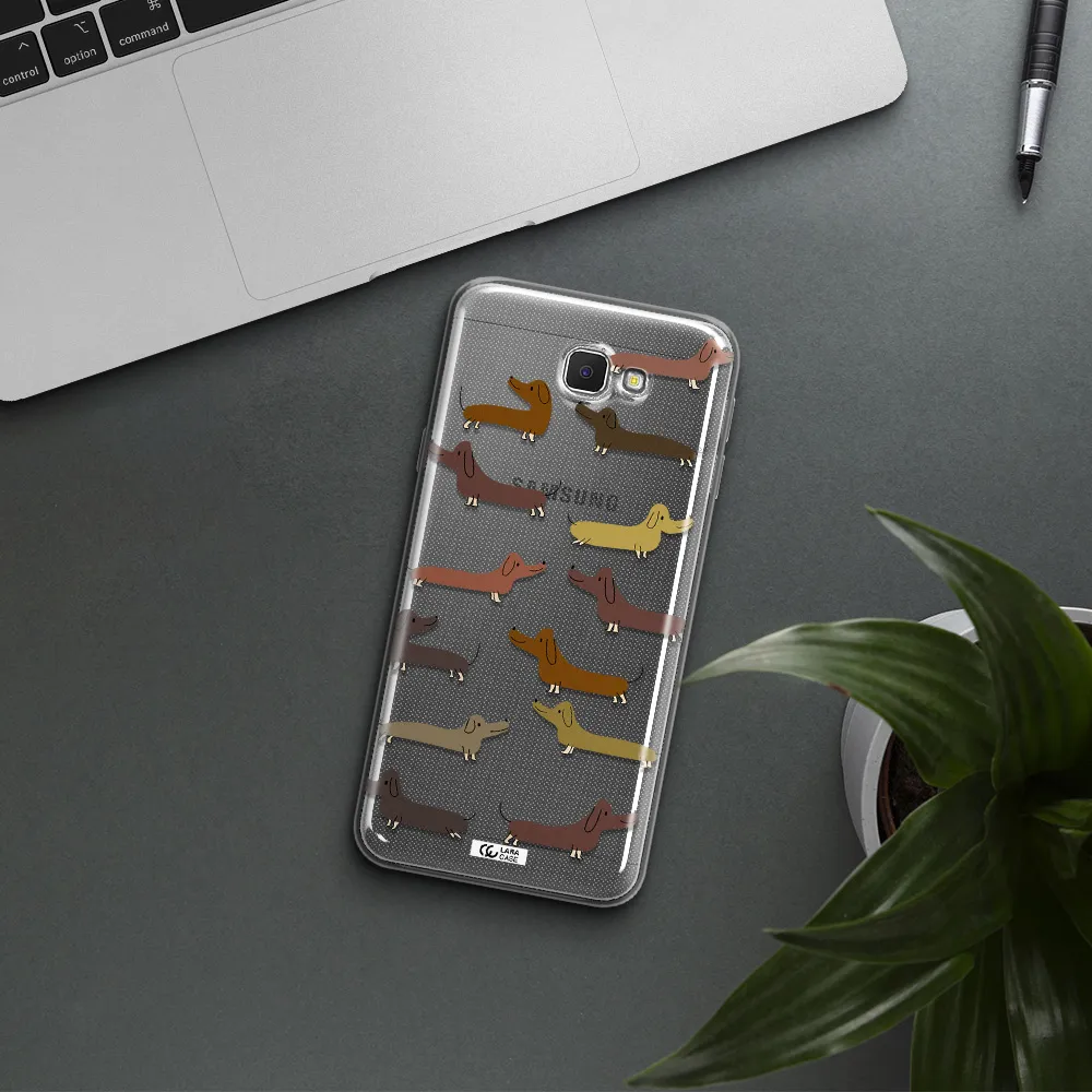 Dachshund Dogs Samsung J5 Prime Clear TPU Case
