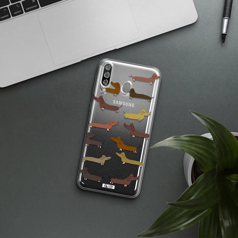 Dachshund Dogs Samsung M30 Clear TPU Case