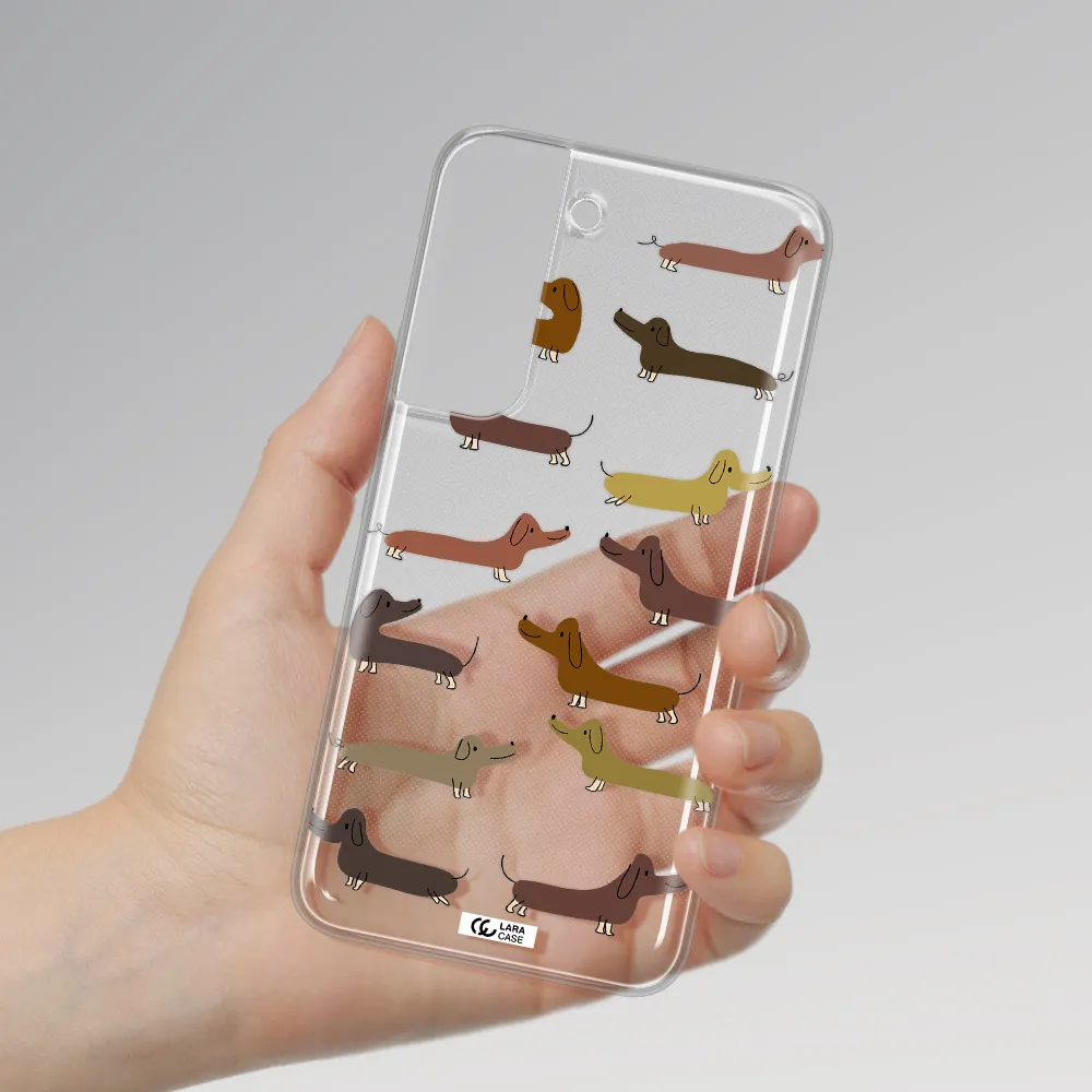 Dachshund Dogs Samsung S 22 Clear TPU Case