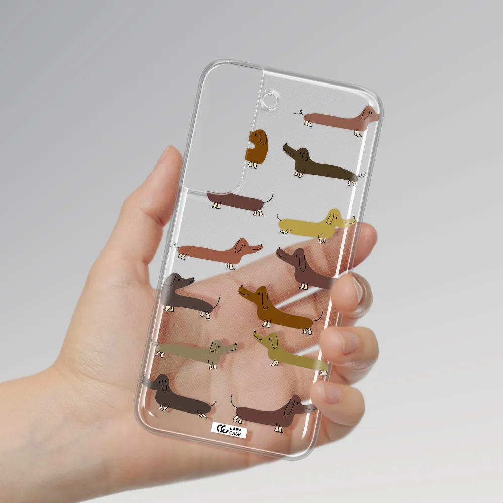 Dachshund Dogs Samsung S 22 Plus Clear TPU Case