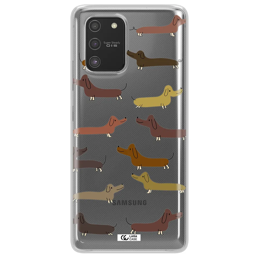 Dachshund Dogs Samsung S10 Lite Clear TPU Case