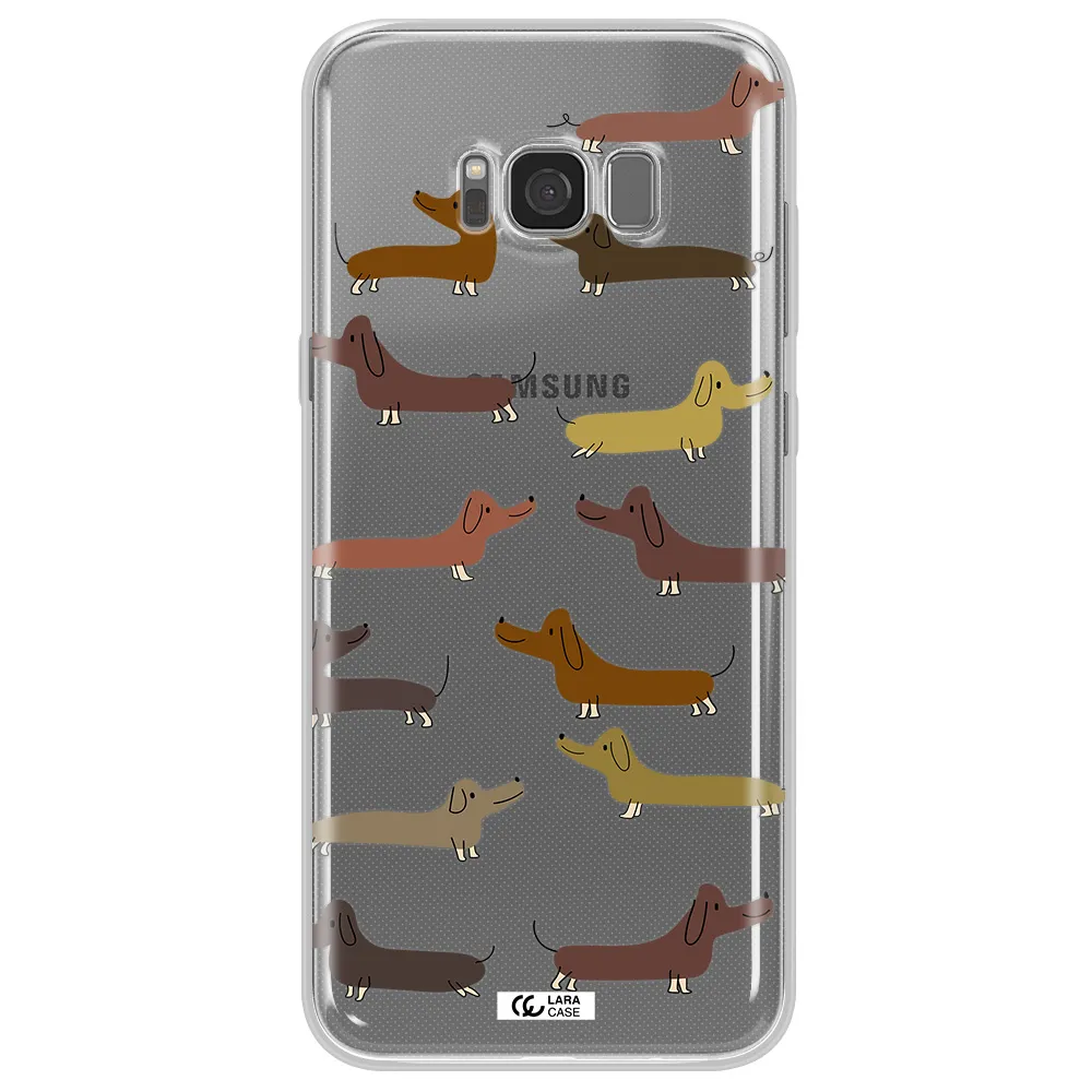 Dachshund Dogs Samsung S8 Plus Clear TPU Case