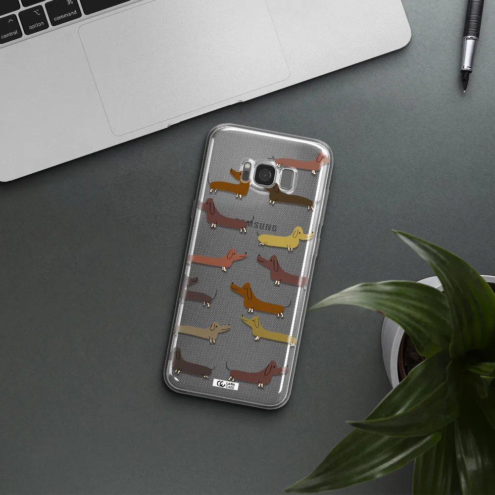 Dachshund Dogs Samsung S8 Plus Clear TPU Case
