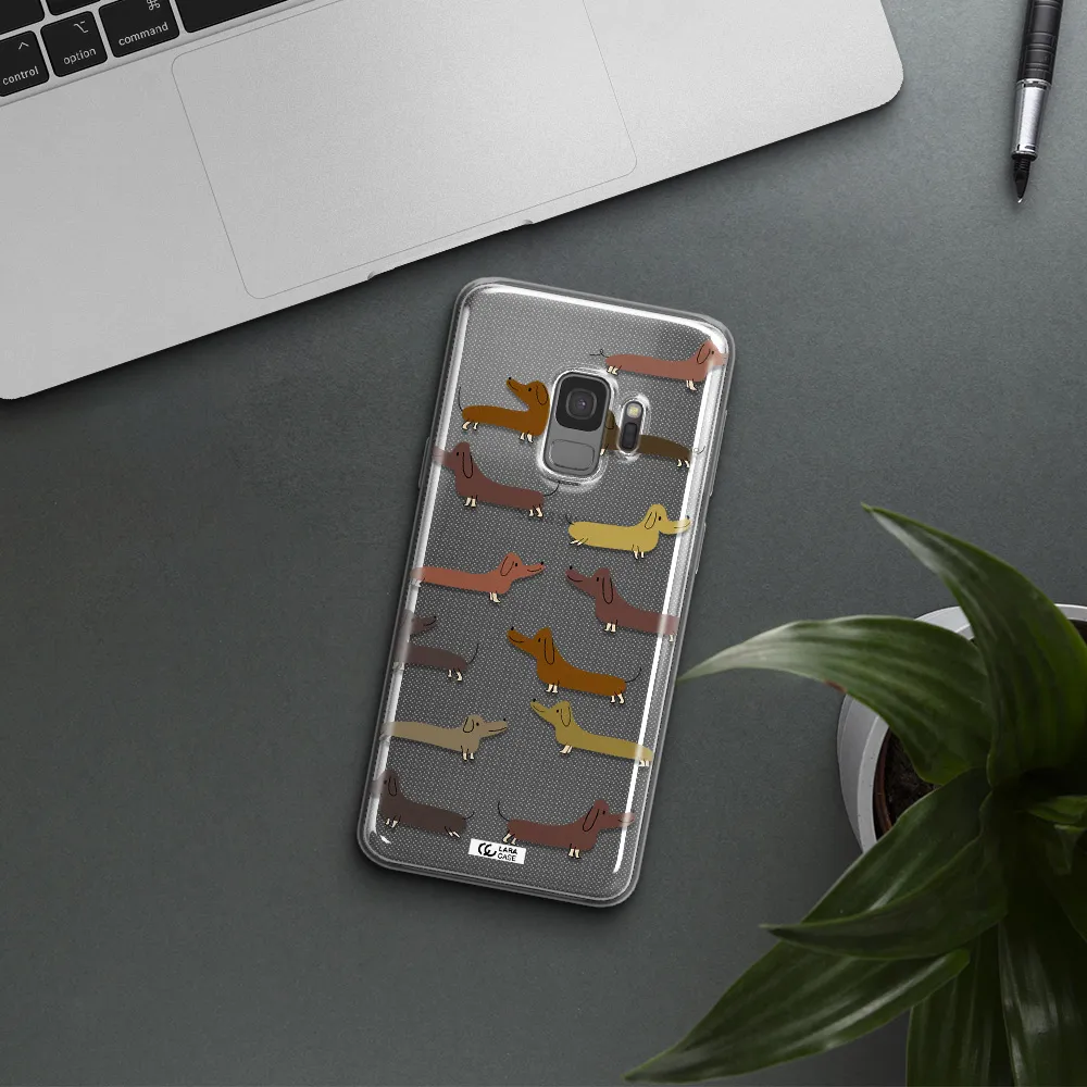 Dachshund Dogs Samsung S9 Clear TPU Case