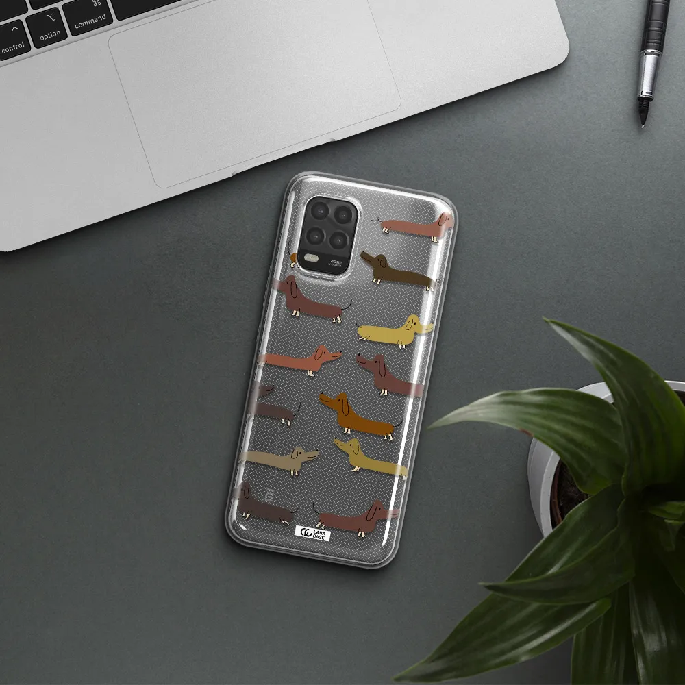 Dachshund Dogs Xiaomi Mi 10 Lite Clear TPU Case