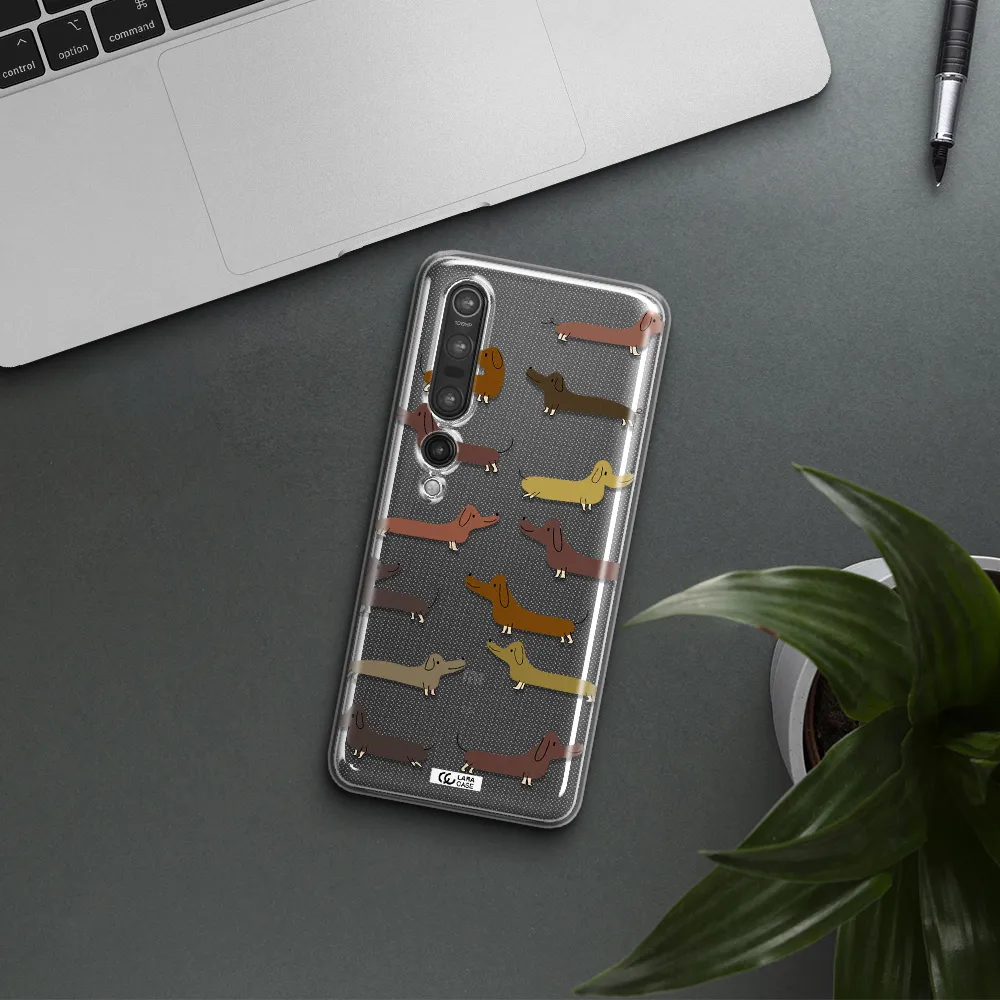 Dachshund Dogs Xiaomi Mi 10 Pro Clear TPU Case