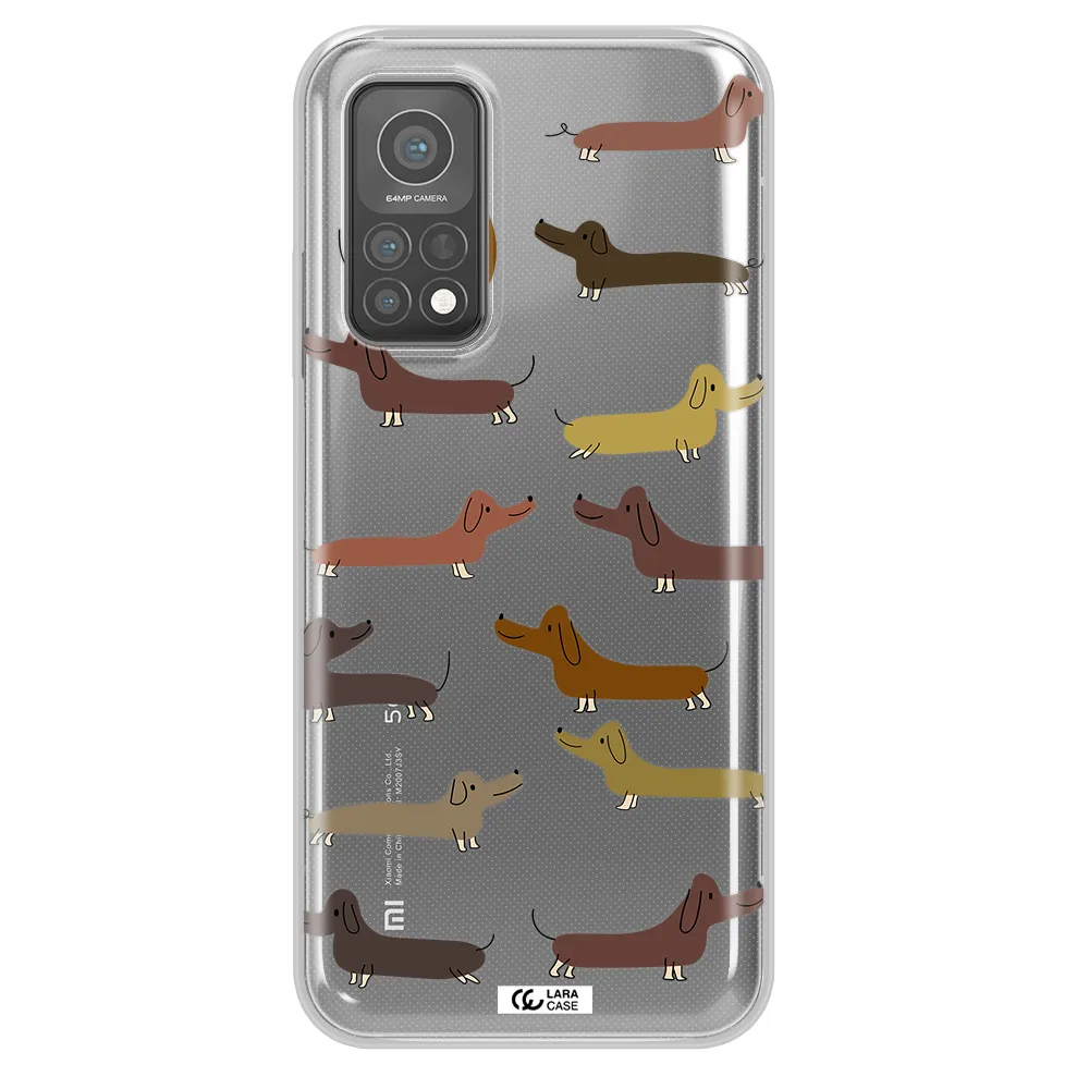Dachshund Dogs Xiaomi Mi 10 T Pro Clear TPU Case