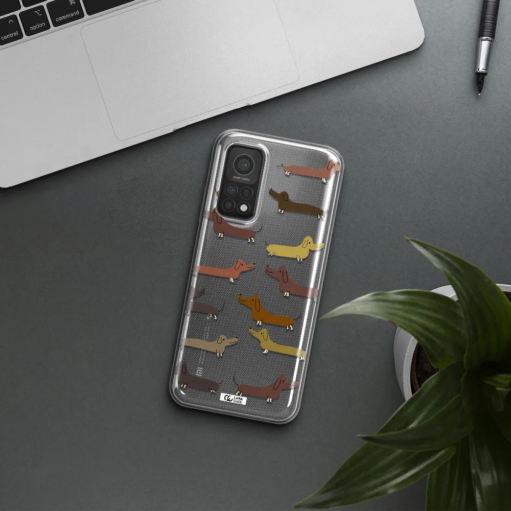 Dachshund Dogs Xiaomi Mi 10T Clear TPU Case