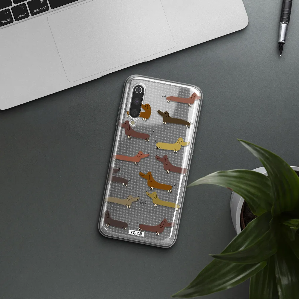 Dachshund Dogs Xiaomi Mi 9 Clear TPU Case