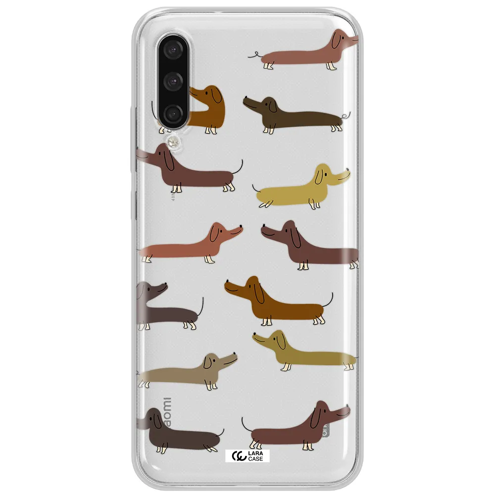 Dachshund Dogs Xiaomi Mi A3 Clear Tpu Case
