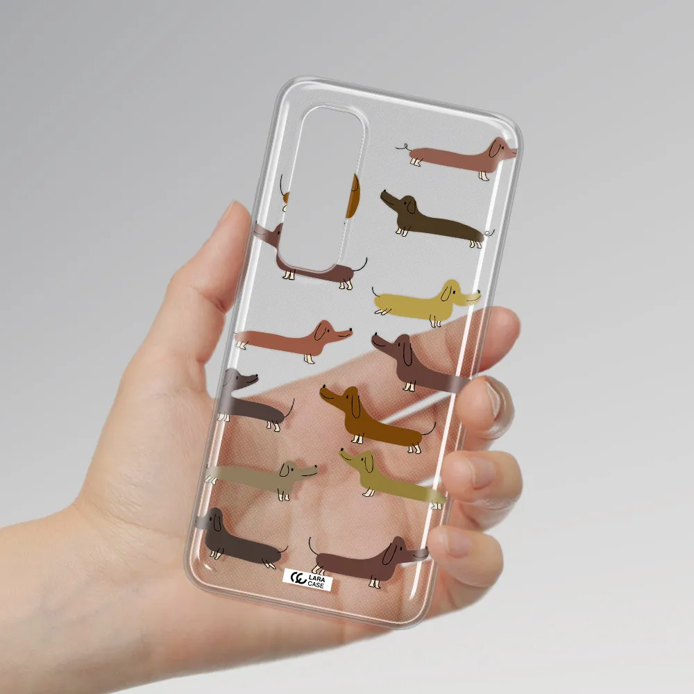 Dachshund Dogs Xiaomi Mi Note 10 Lite Clear TPU Case