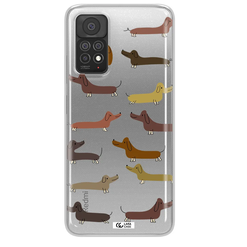 Dachshund Dogs Xiaomi Note 11 Pro Clear TPU Case