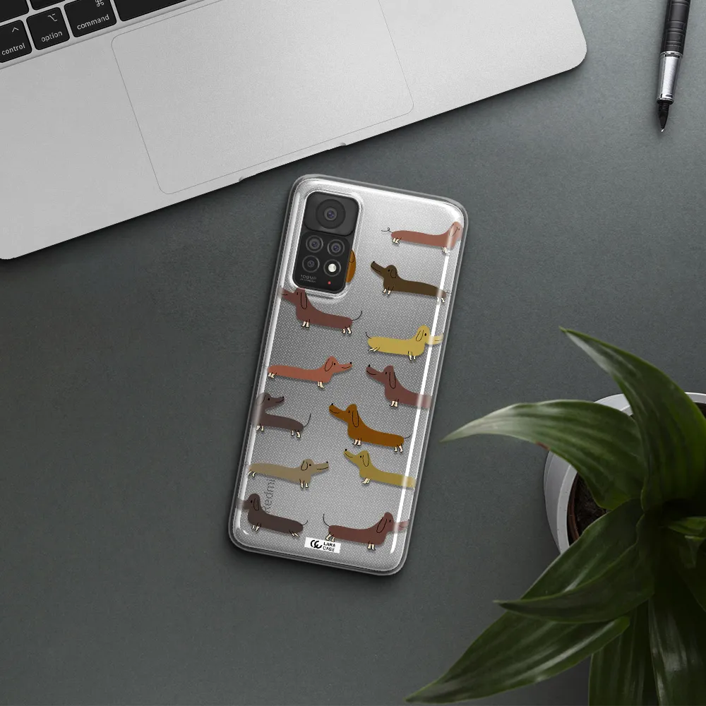 Dachshund Dogs Xiaomi Note 11 Pro Clear TPU Case