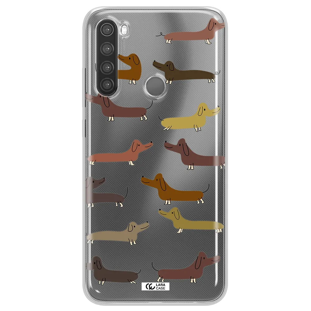 Dachshund Dogs Xiaomi Note 8 Clear TPU Case