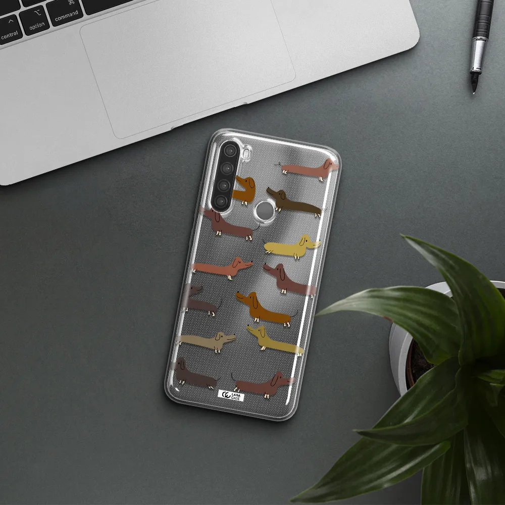 Dachshund Dogs Xiaomi Note 8 Clear TPU Case