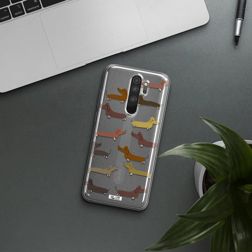 Dachshund Dogs Xiaomi Note 8 Pro Clear TPU Case