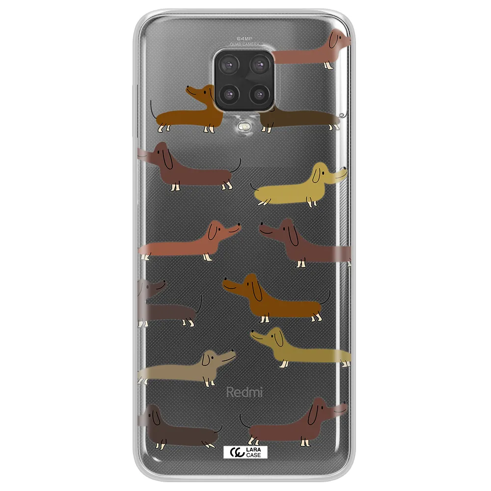 Dachshund Dogs Xiaomi Note 9 Pro Clear TPU Case
