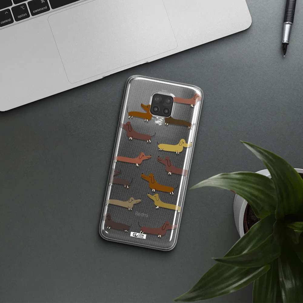 Dachshund Dogs Xiaomi Note 9 Pro Clear TPU Case