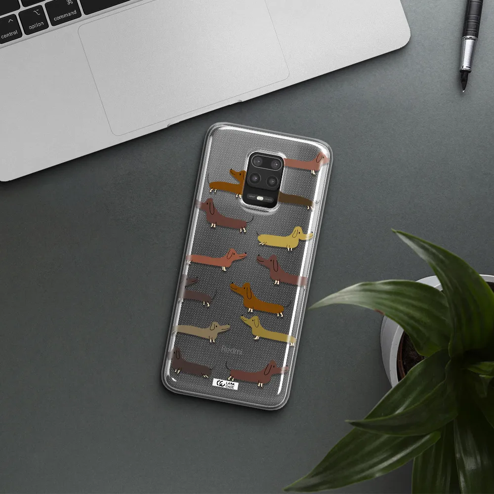 Dachshund Dogs Xiaomi Note 9S Clear TPU Case