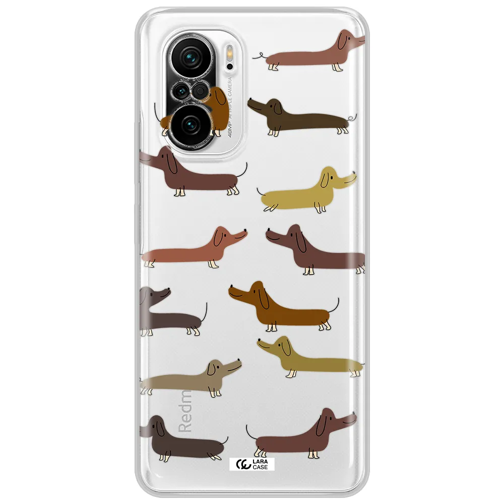 Dachshund Dogs Xiaomi Poco F3 Clear Tpu Case