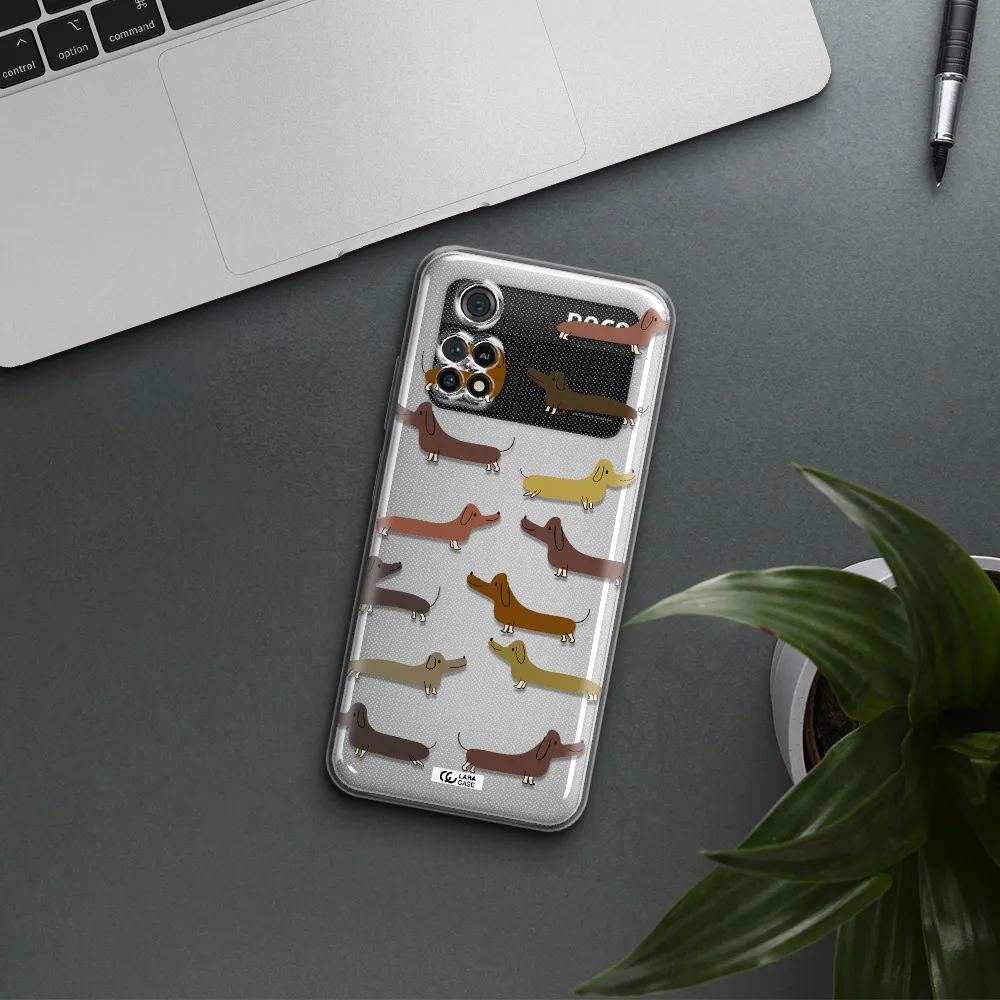 Dachshund Dogs Xiaomi Poco M4 Pro 4G Clear Tpu Case