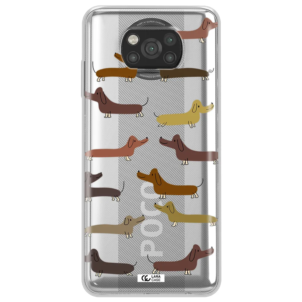 Dachshund Dogs Xiaomi Poco X3 Clear TPU Case