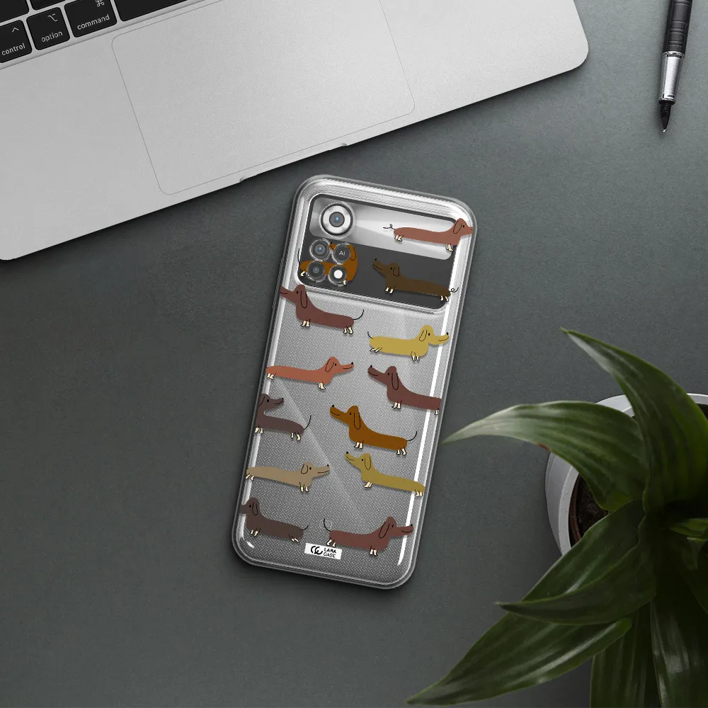 Dachshund Dogs Xiaomi Poco X4 Pro Clear TPU Case