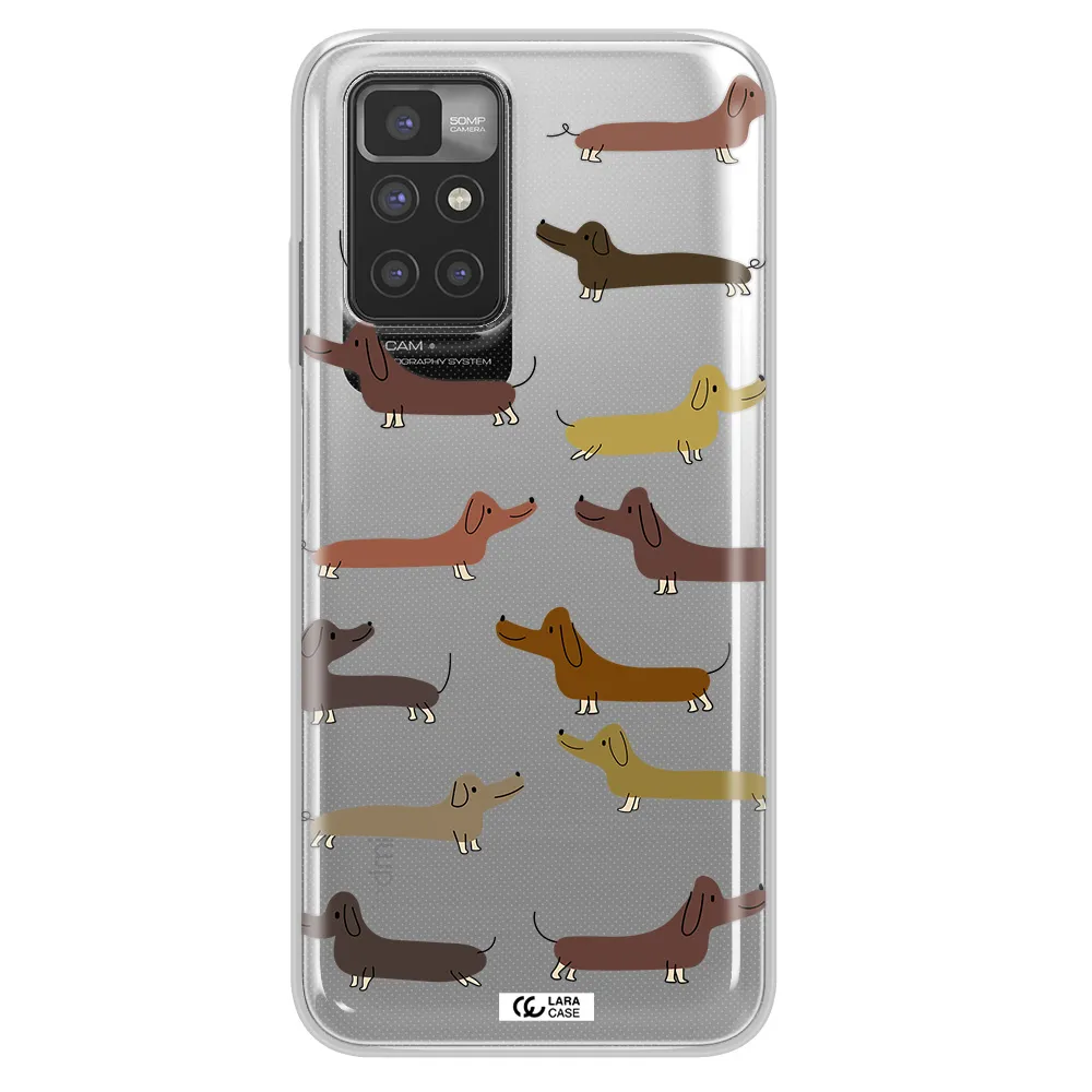 Dachshund Dogs Xiaomi Redmi 10 Clear TPU Case