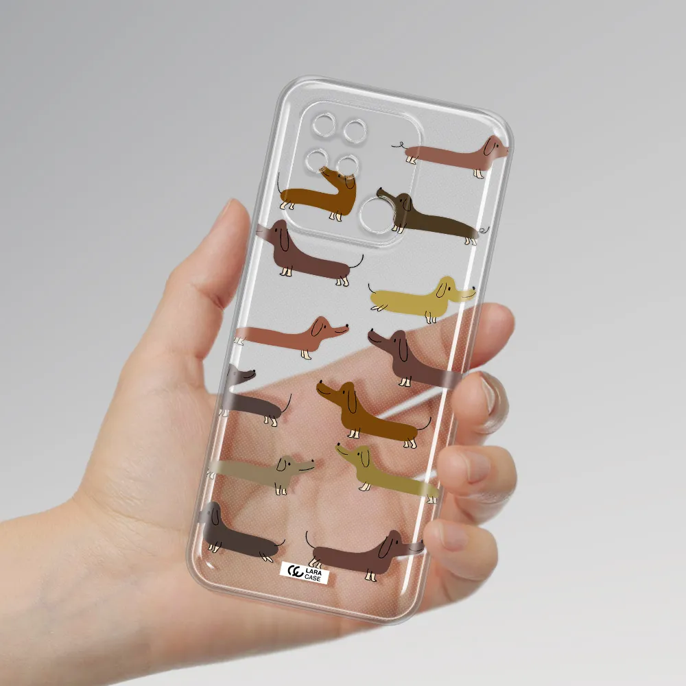 Dachshund Dogs Xiaomi Redmi 10C Clear TPU Case