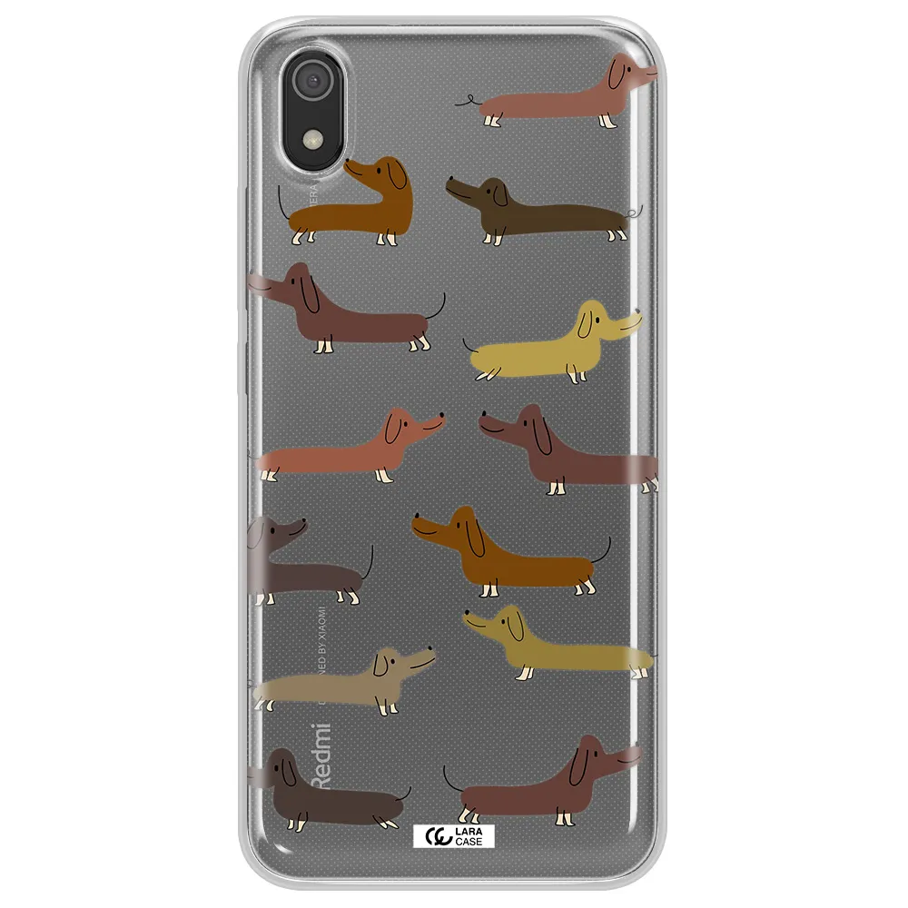 Dachshund Dogs Xiaomi Redmi 7A Clear TPU Case