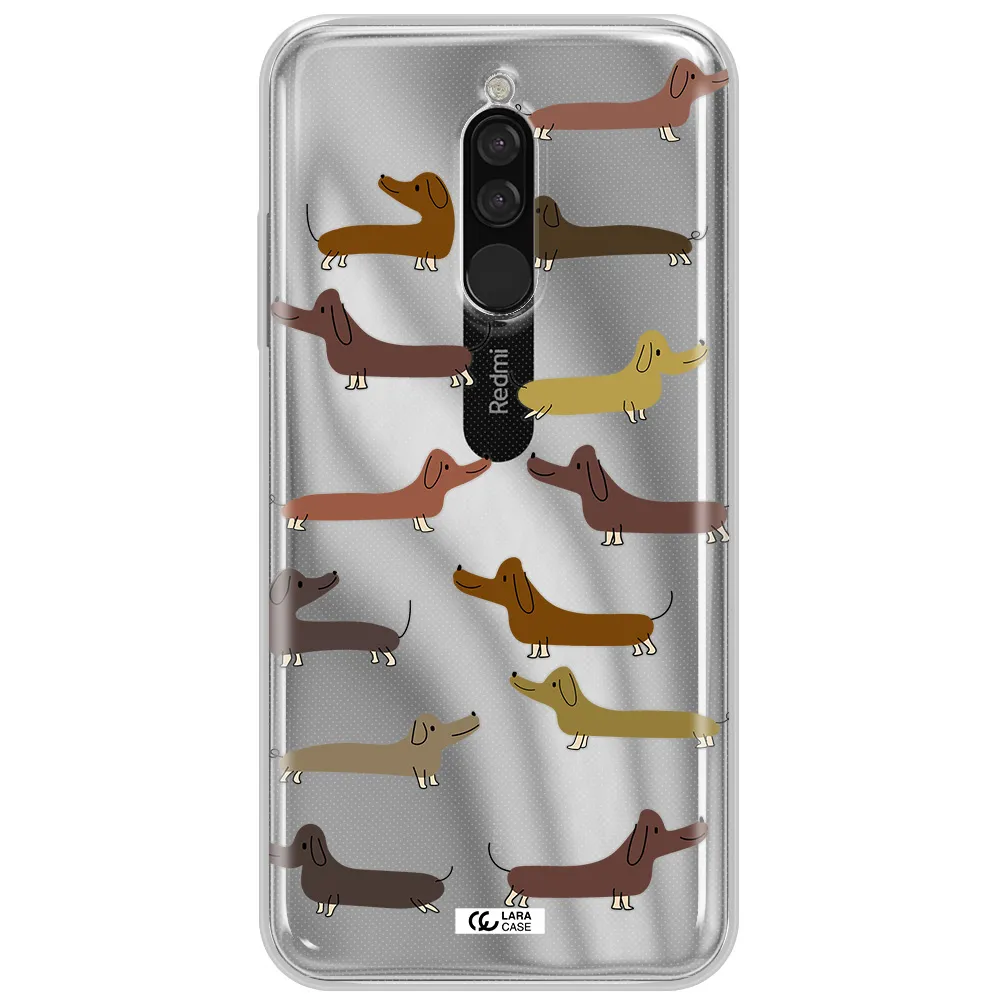 Dachshund Dogs Xiaomi Redmi 8 Clear Tpu Case