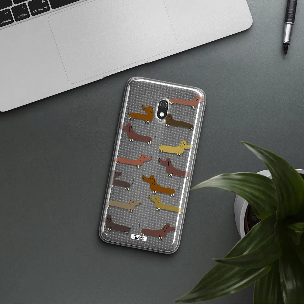 Dachshund Dogs Xiaomi Redmi 8A Clear TPU Case