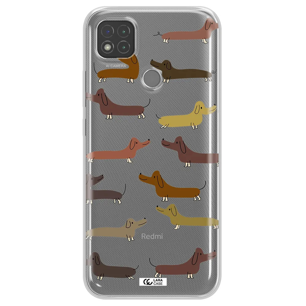Dachshund Dogs Xiaomi Redmi 9C Clear TPU Case