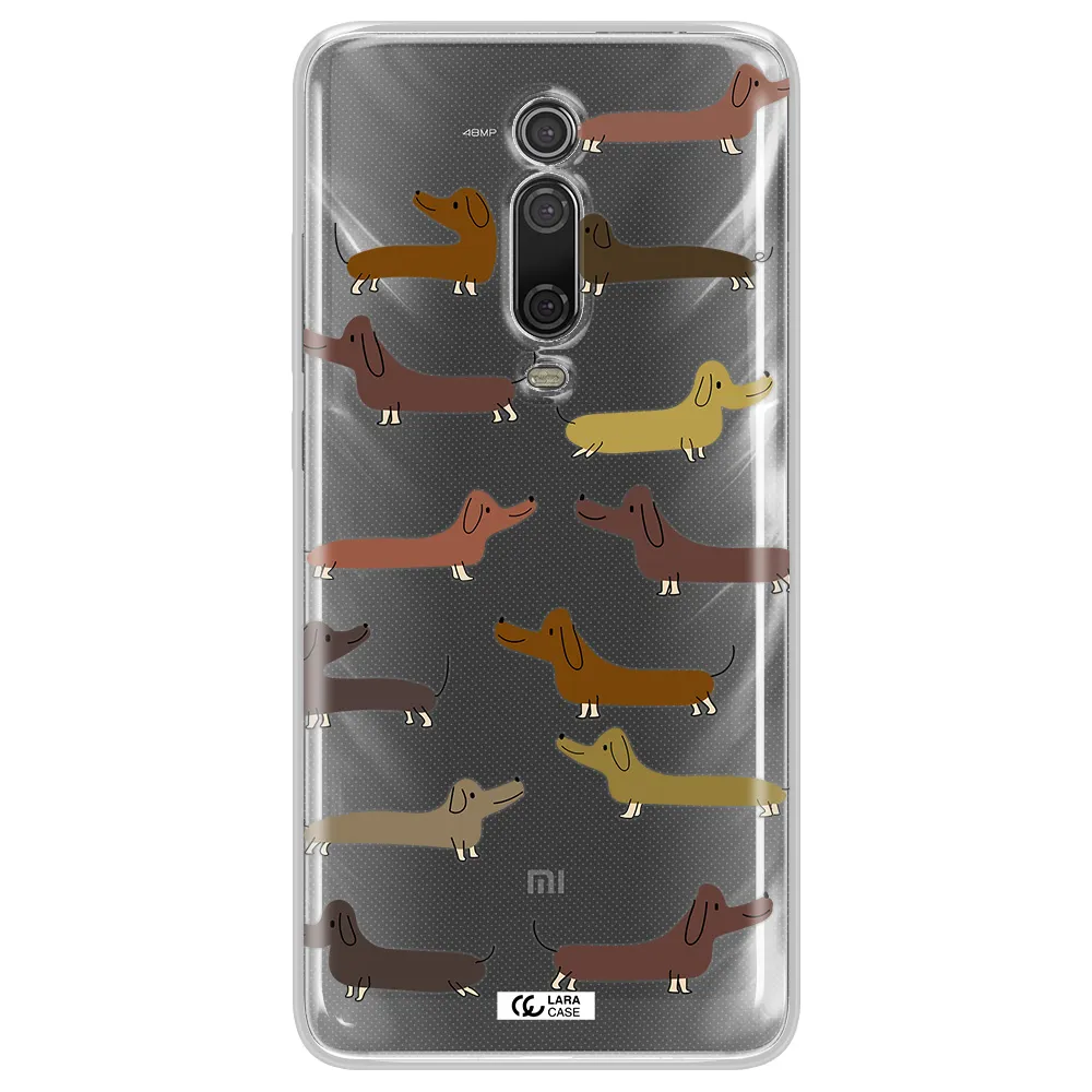 Dachshund Dogs Xiaomi Redmi K20 Clear Tpu Case