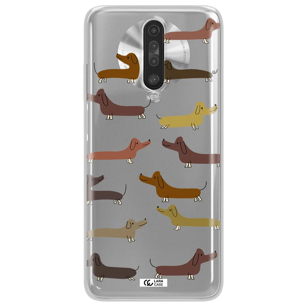 Dachshund Dogs Xiaomi Redmi K30 Clear TPU Case