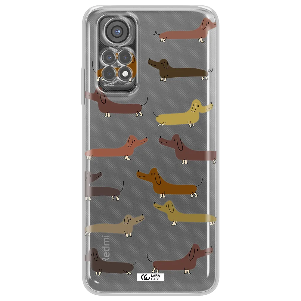 Dachshund Dogs Xiaomi Redmi Note 11S Clear Tpu Case