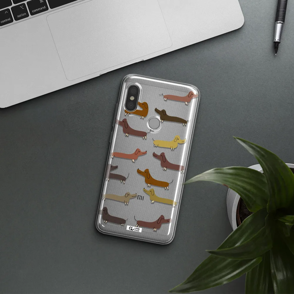 Dachshund Dogs Xiaomi Redmi Note 6 Pro Clear TPU Case