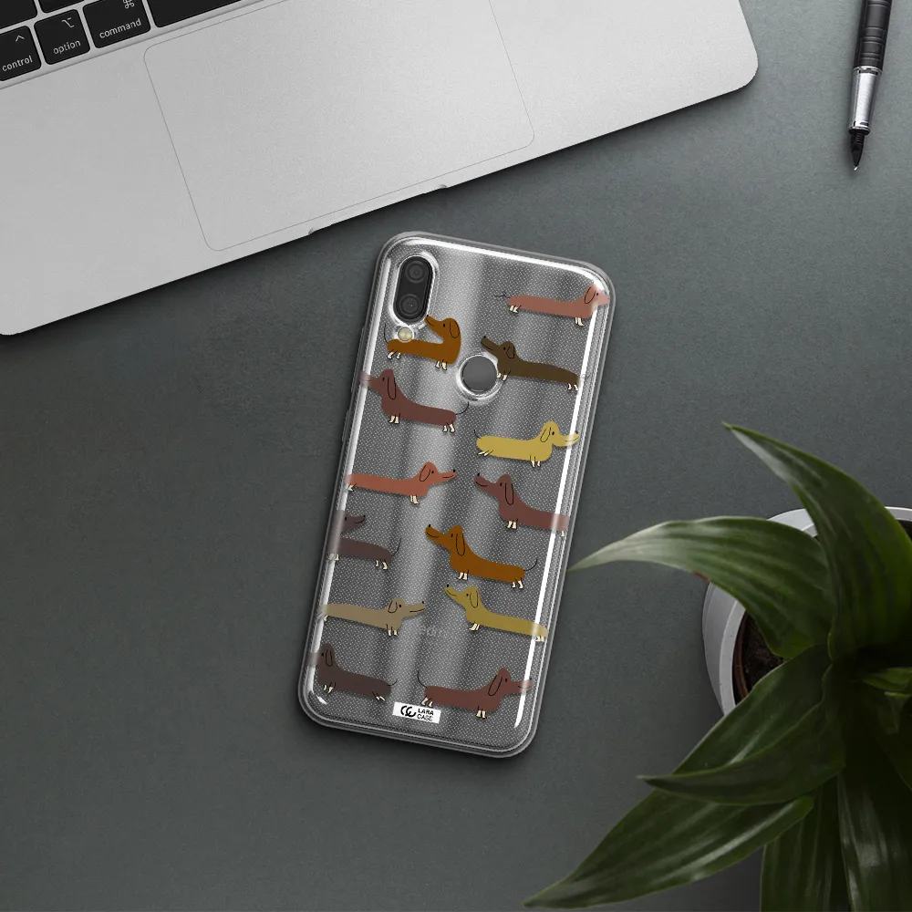 Dachshund Dogs Xiaomi Redmi Note 7 Clear TPU Case
