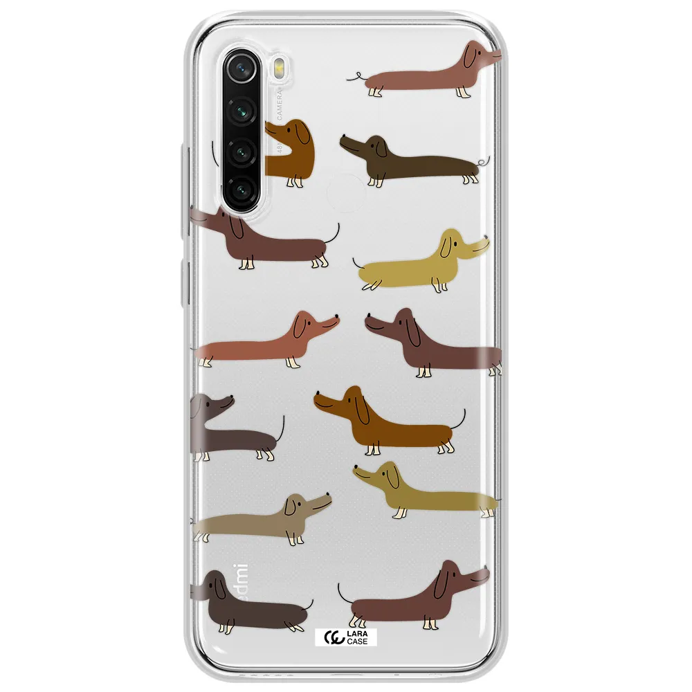 Dachshund Dogs Xiaomi Redmi Note 8T Clear Tpu Case