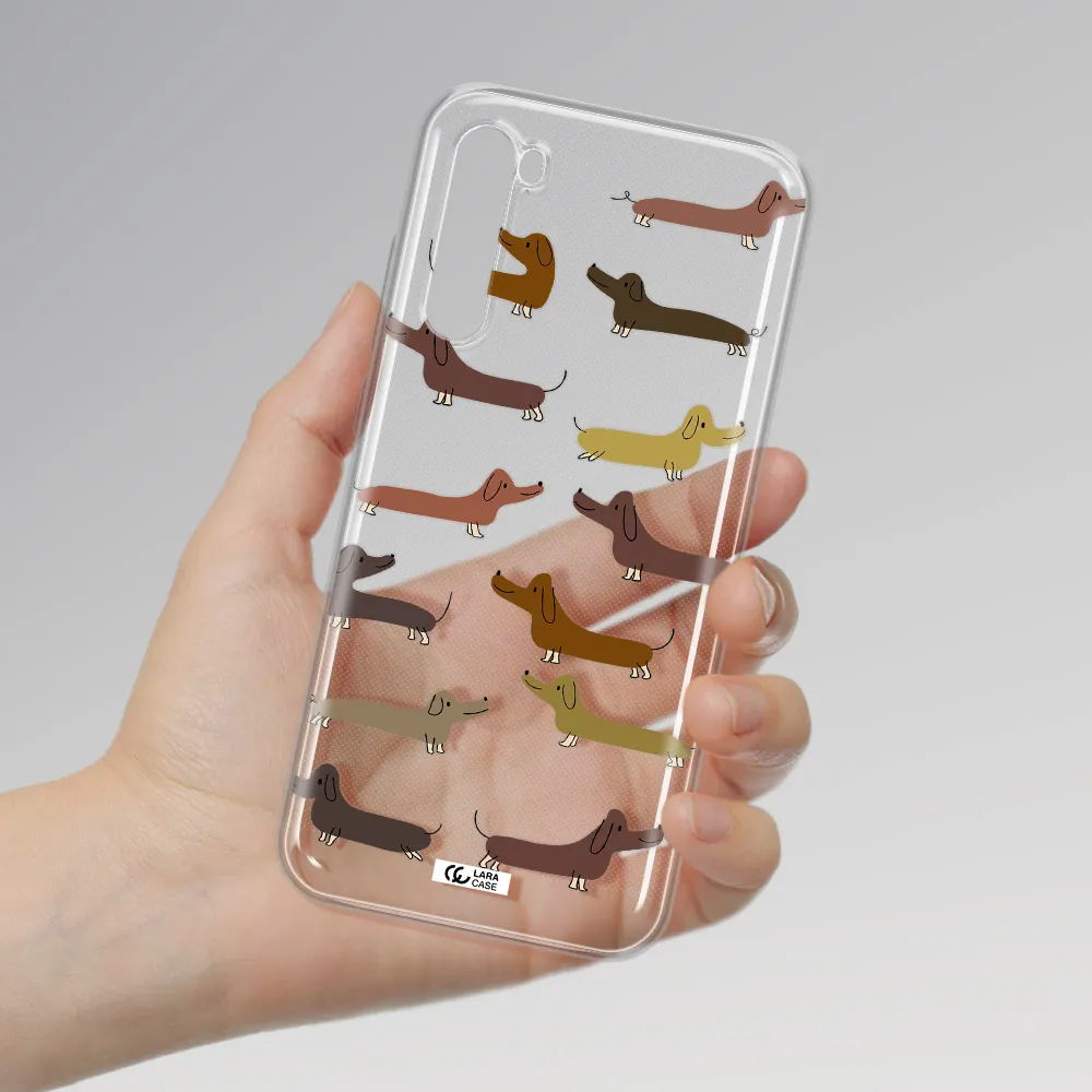 Dachshund Dogs Xiaomi Redmi Note 8T Clear Tpu Case