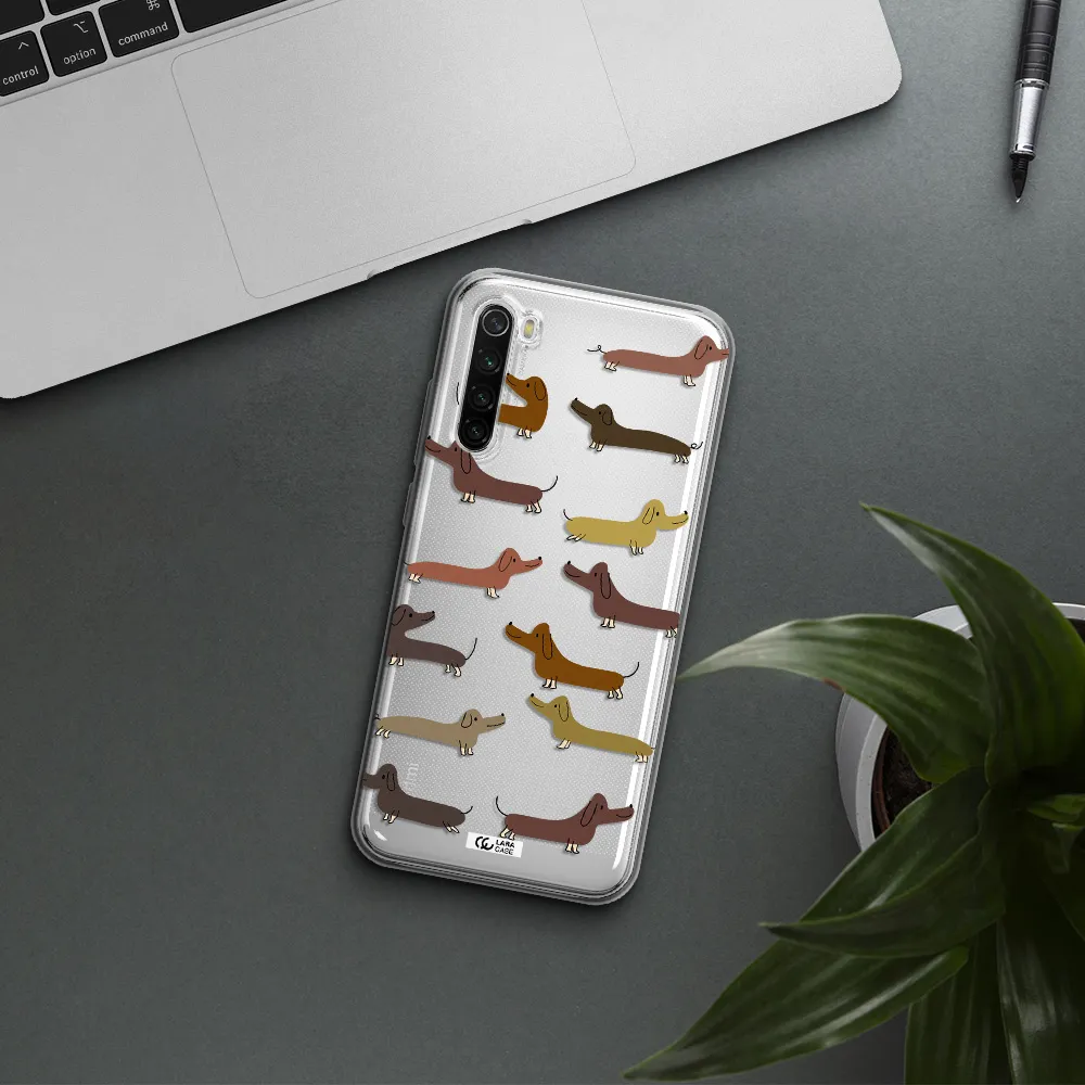 Dachshund Dogs Xiaomi Redmi Note 8T Clear Tpu Case
