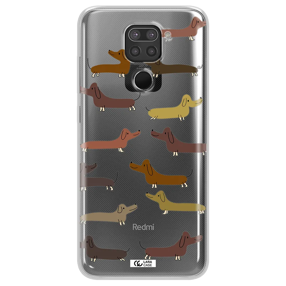 Dachshund Dogs Xiaomi Redmi Note 9 Clear TPU Case