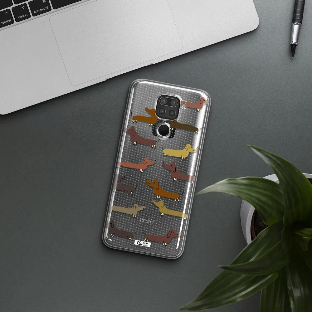 Dachshund Dogs Xiaomi Redmi Note 9 Clear TPU Case