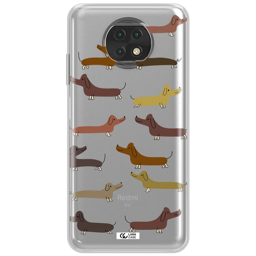 Dachshund Dogs Xiaomi Redmi Note 9T Clear Tpu Case