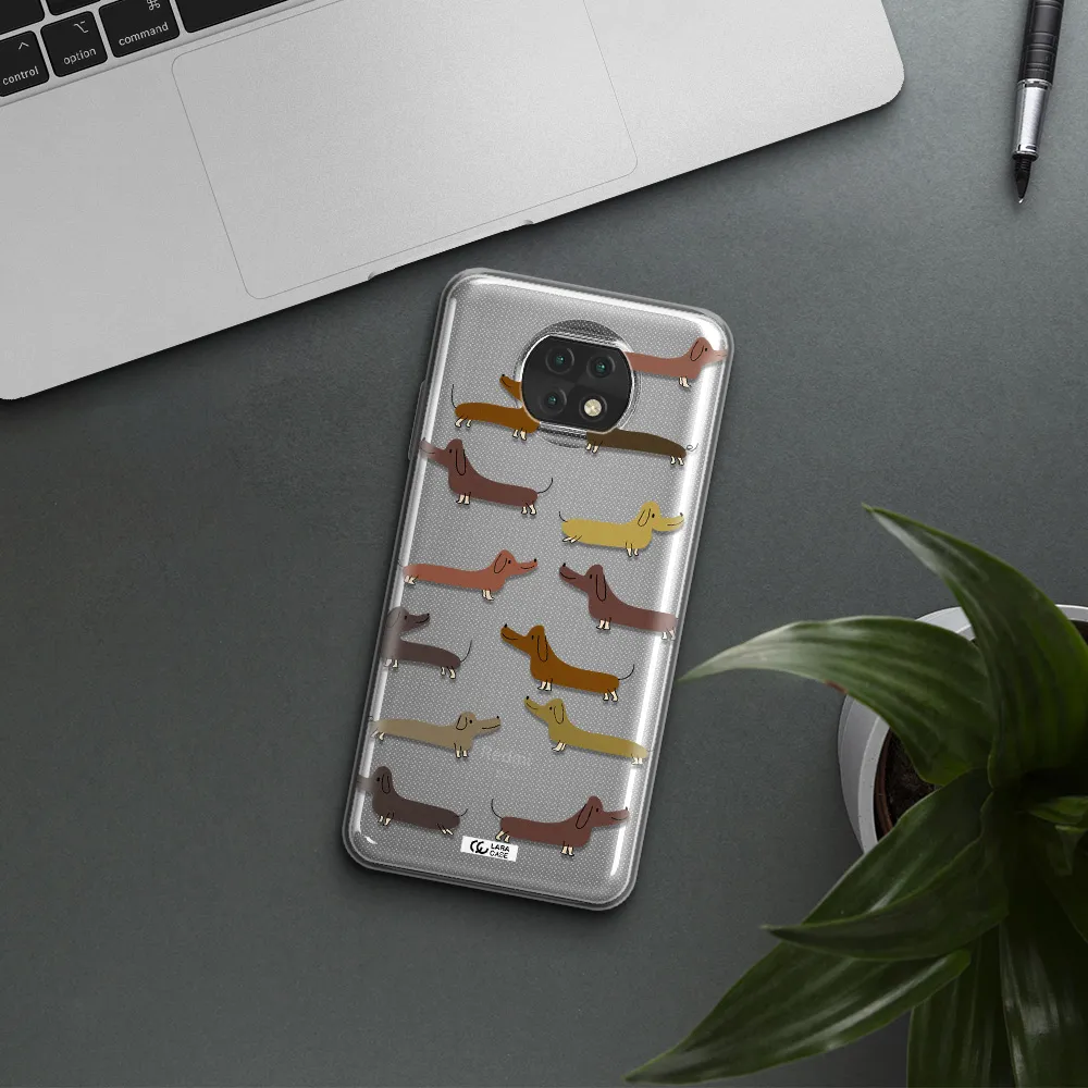 Dachshund Dogs Xiaomi Redmi Note 9T Clear Tpu Case
