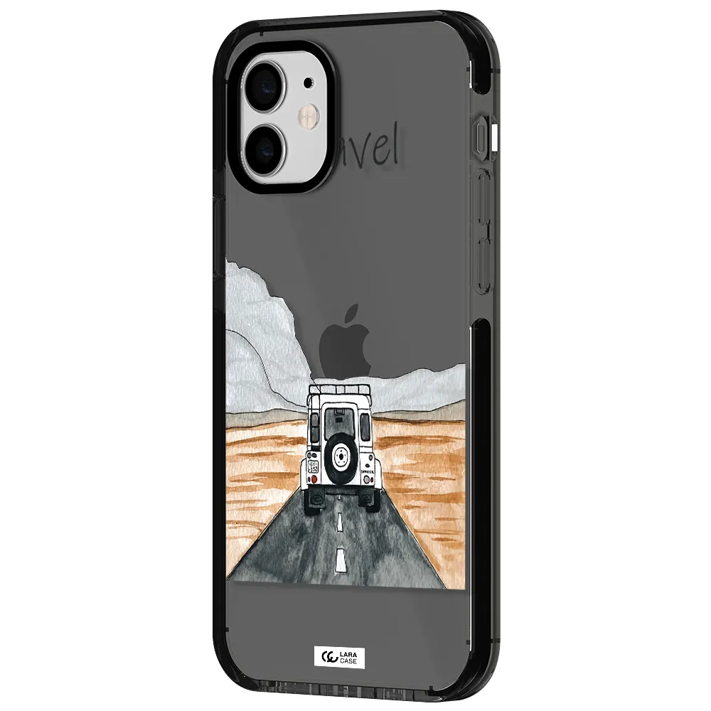 Off-Road Travel Apple iPhone 11 impact Smoke Black Case