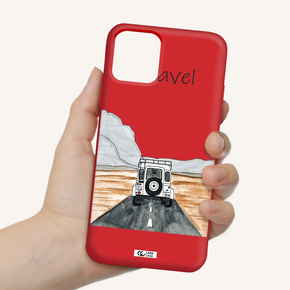 Off-Road Travel Apple iPhone 11 pro max Silicone Imperial Red Case