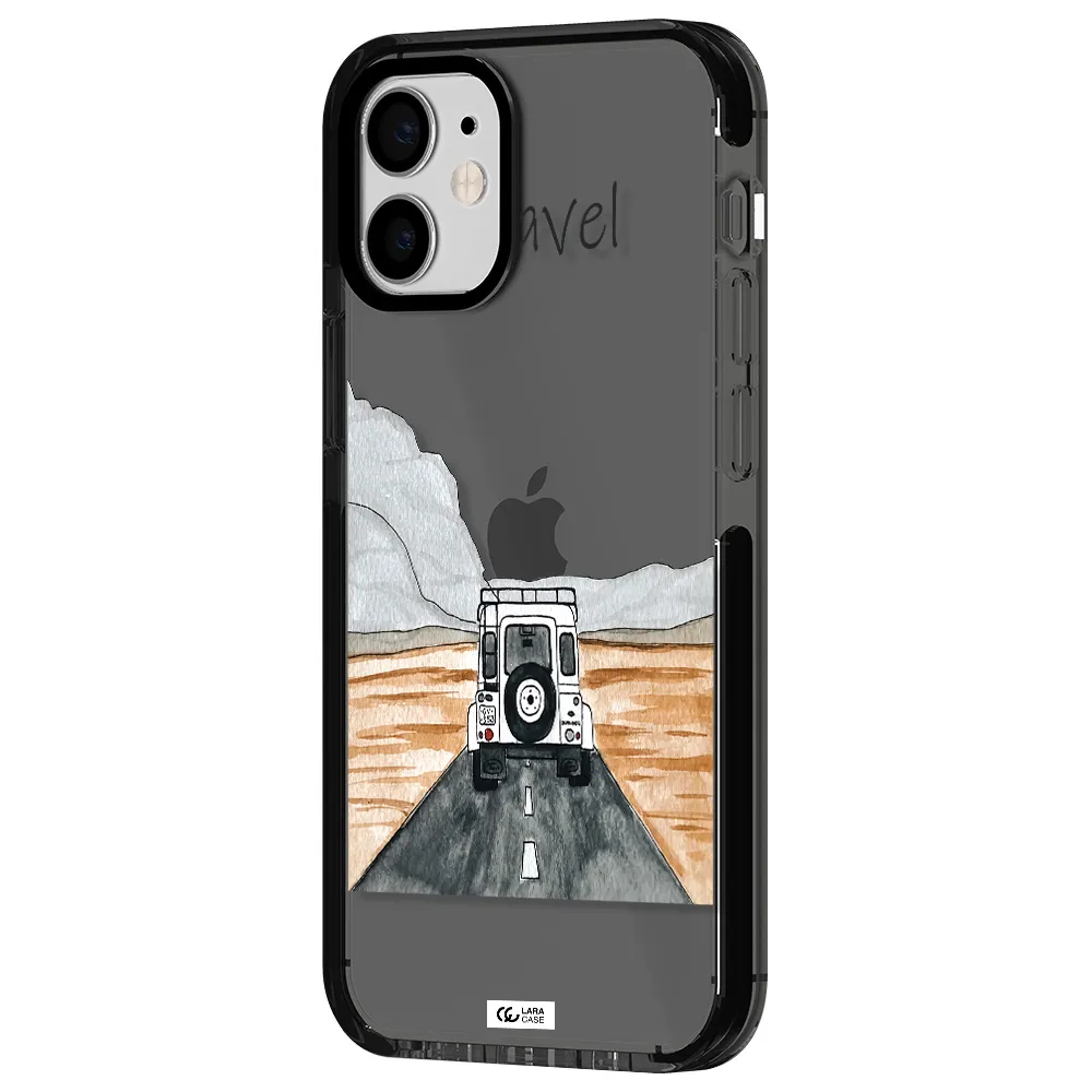 Off-Road Travel Apple iPhone 12 mini impact Smoke Black Case
