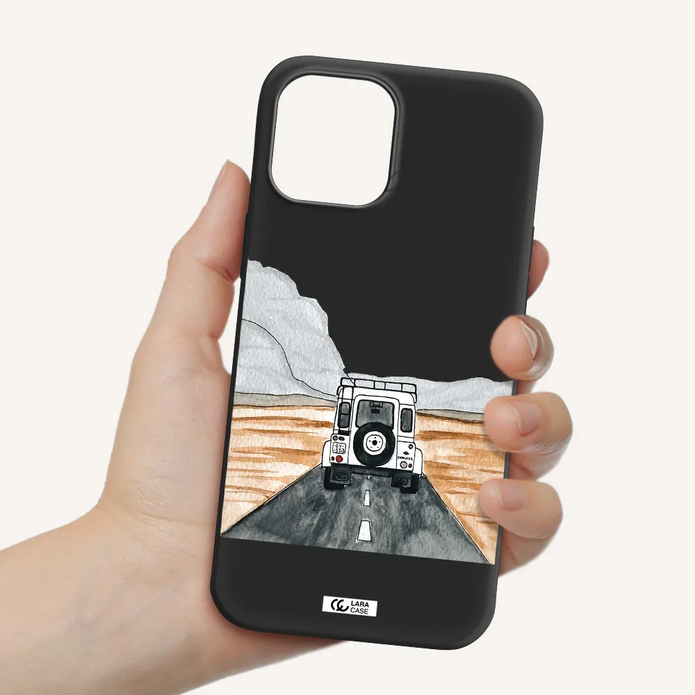 Off-Road Travel Apple iPhone 12 pro max Silicone black Case