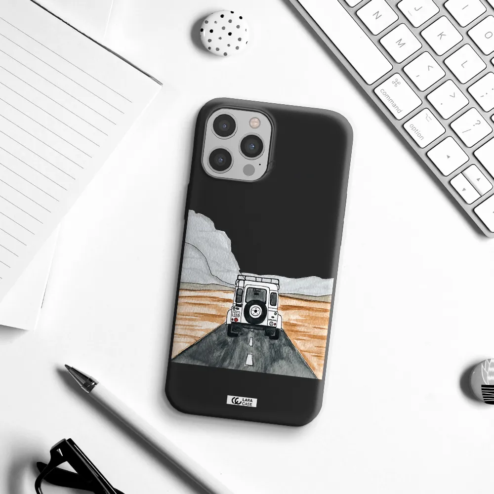 Off-Road Travel Apple iPhone 12 pro Silicone black Case